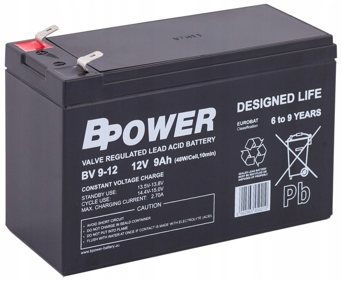 Bpower 12V 9AH Do Pc Ups Przemysł Zasilacz Awaryjny Serwer Szaf Rack Kamer