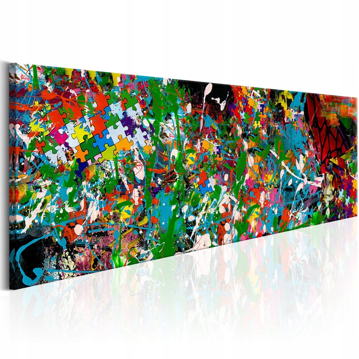 

Obraz - Artystyczna układanka - 120X40