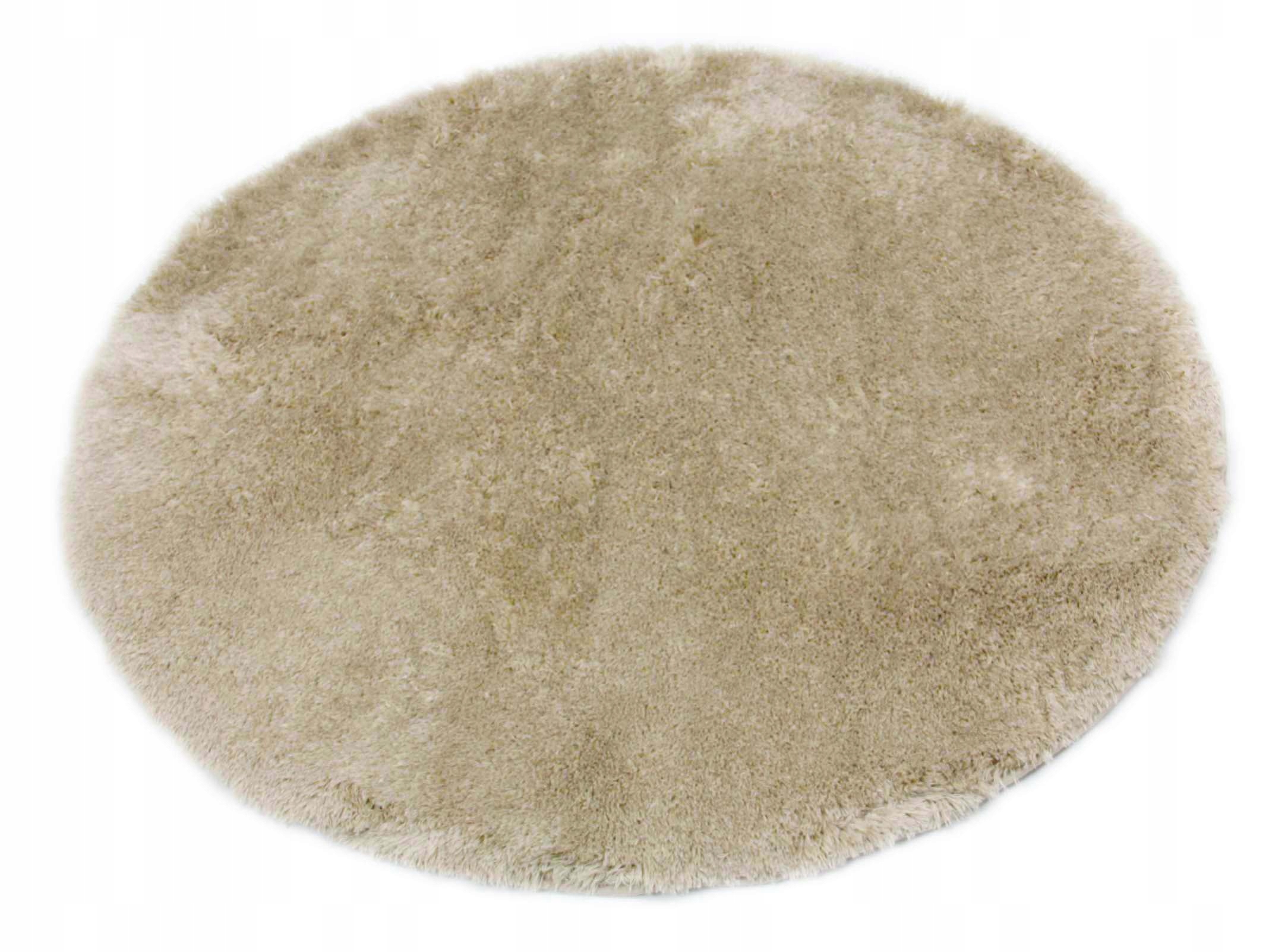 

Dywan Plusz Koło Softi Beż Pluszowy Okrągły 160cm