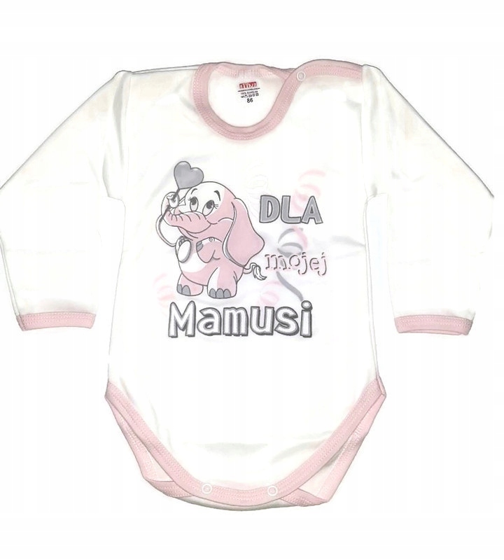 BODY DŁUGI RĘKAW! Śmieszne napisy! Rozm. 86 Wiek dziecka 9 m +