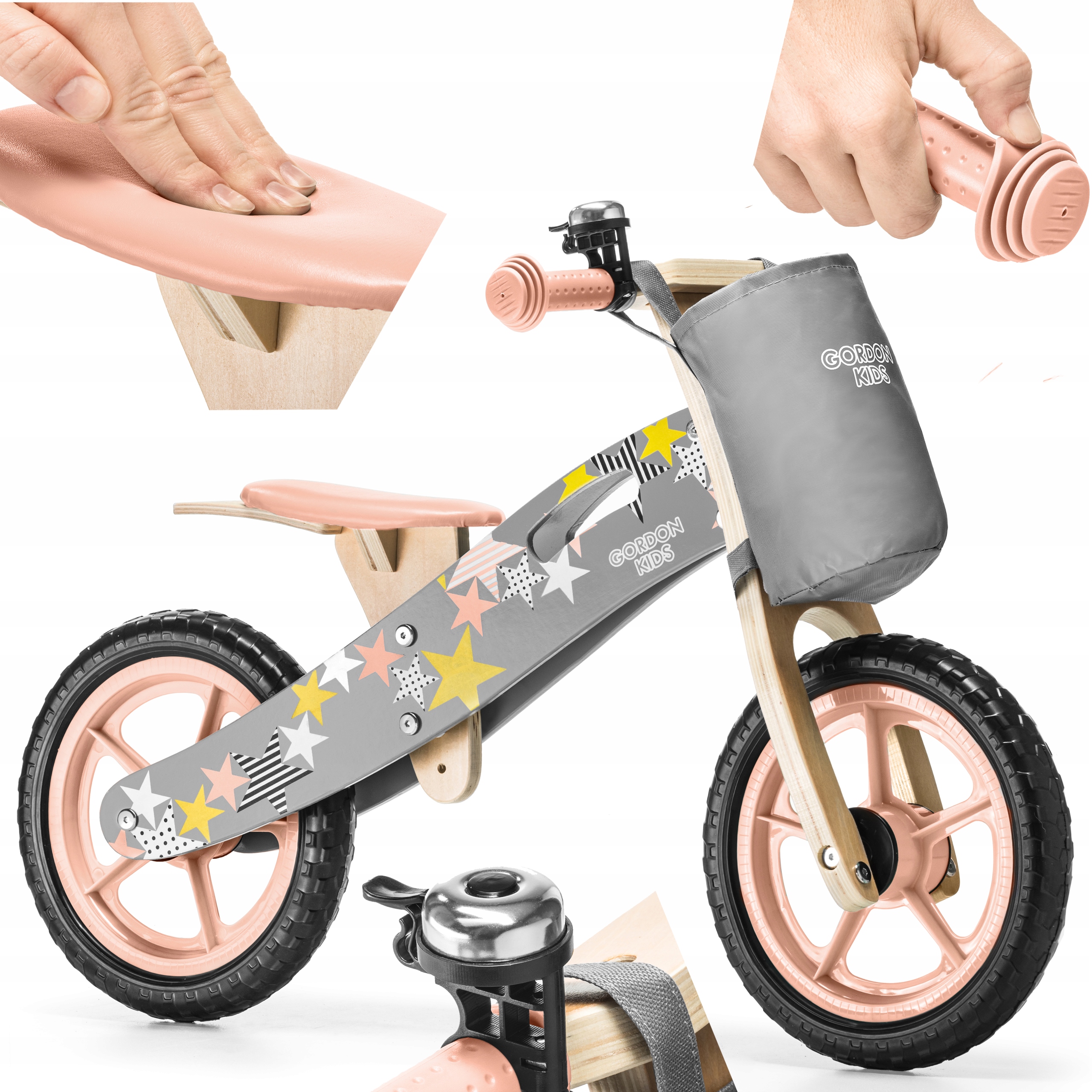 

Rowerek Biegowy Rower 12' Drewniany Torba Gordon