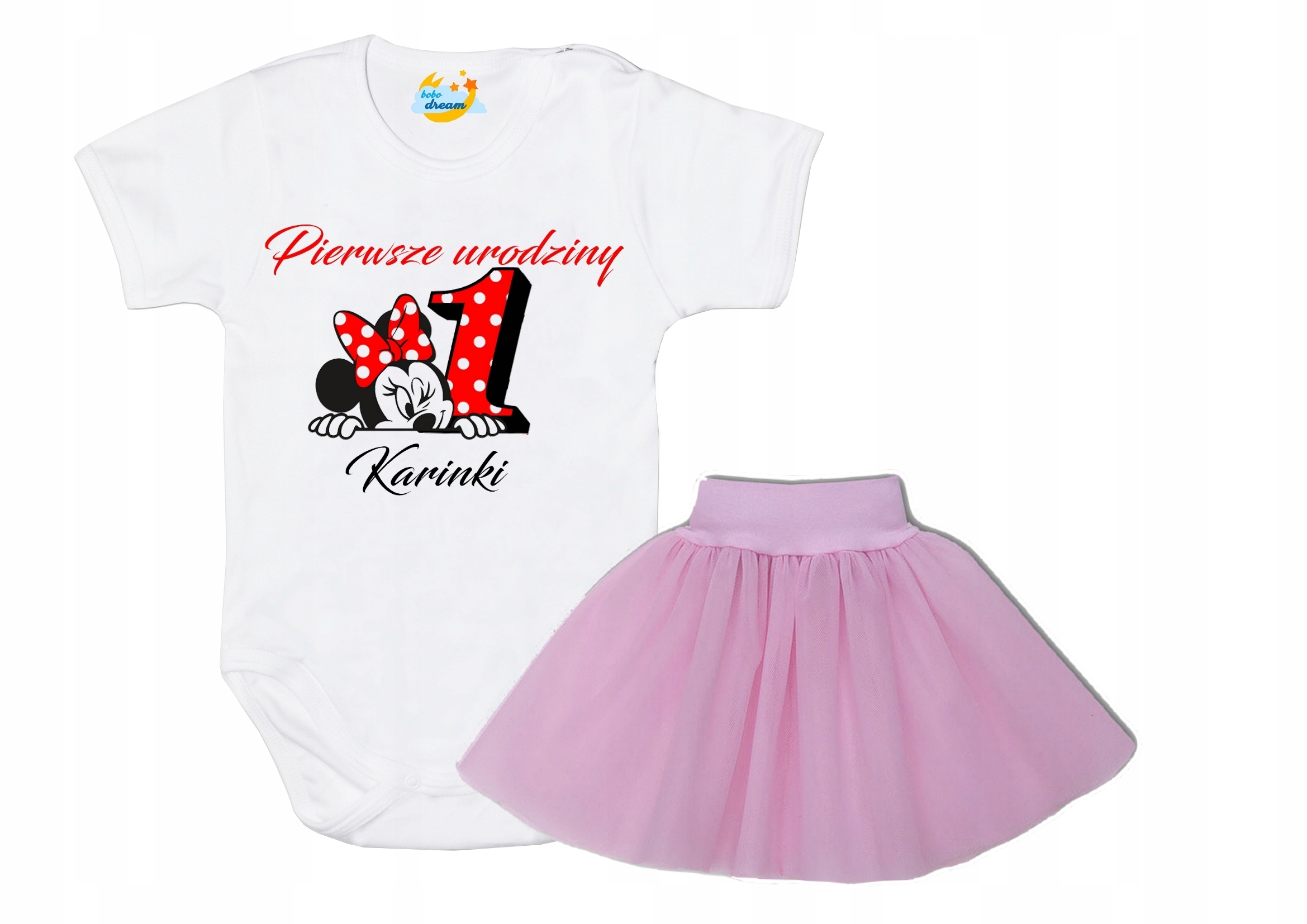 

Zestaw body spódniczka Urodziny Mam Roczek 80