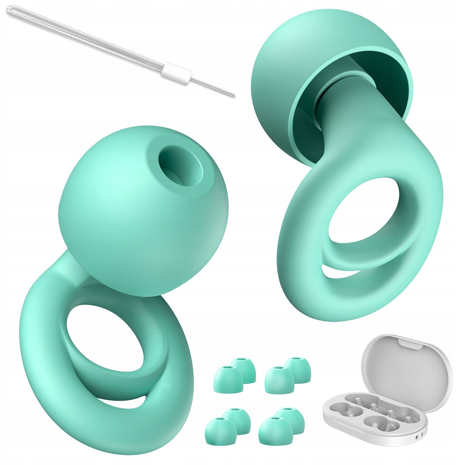Link Dream Zatyczki Do Uszu Stopery Soft Silikonowe Na Sen 4 pary Etui