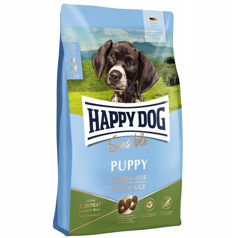 Levně Happy Dog Sensible Puppy Lamb And Rice 10kg Jehněčí A Rýže Štěňata