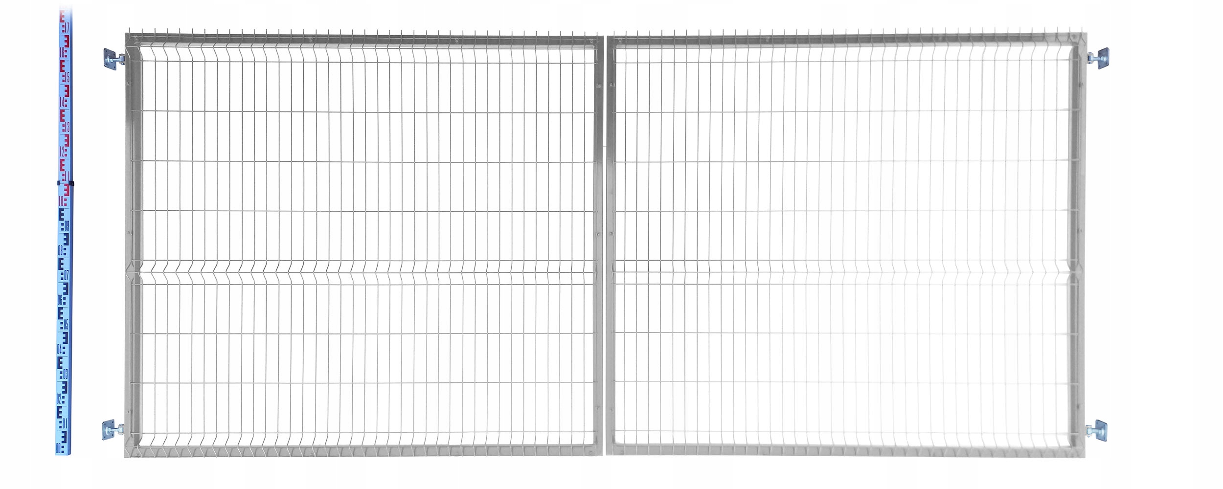 Brána Pletivové 170cm pozinkovaná Panelová pozinkovaná dvoukřídlá 173cm