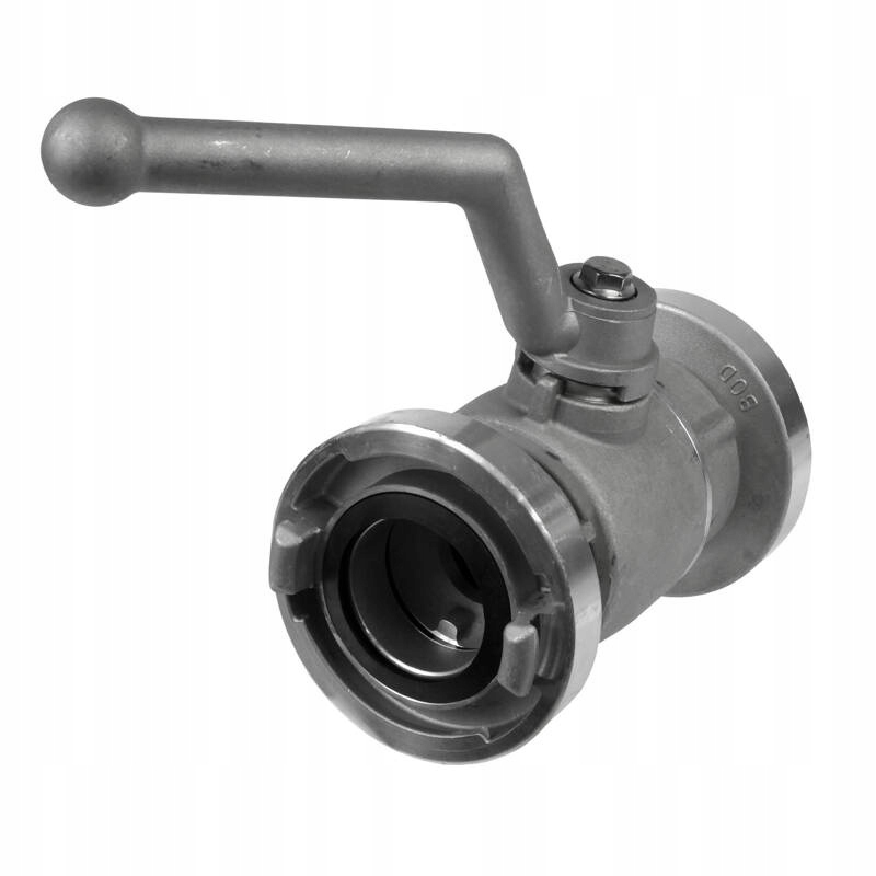 Zawór strażacki liniowy 52mm z nasadami 75mm