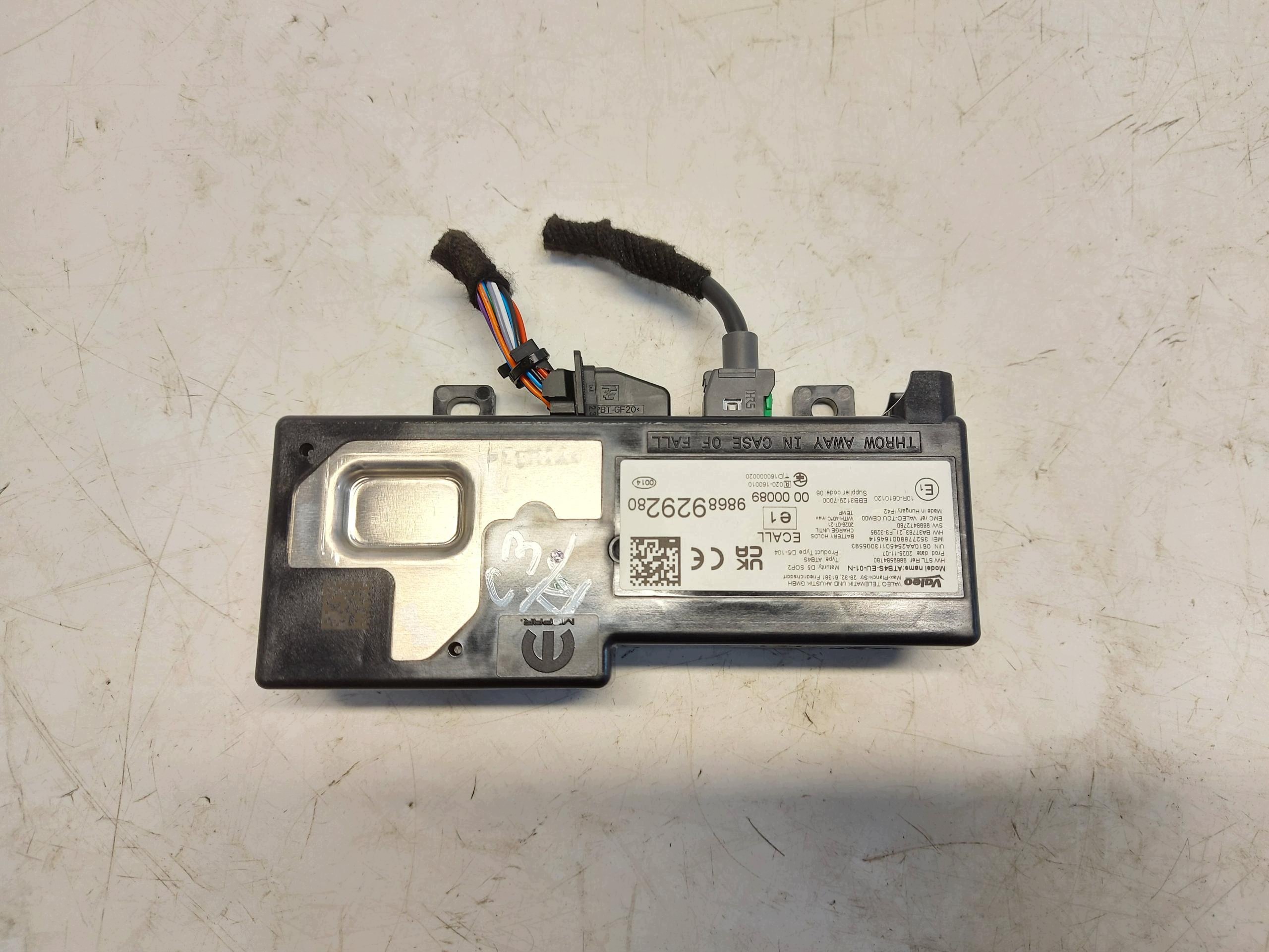 Citroen C3 IV 4 2025 1.2 THP HN09 module control unit 9868929280