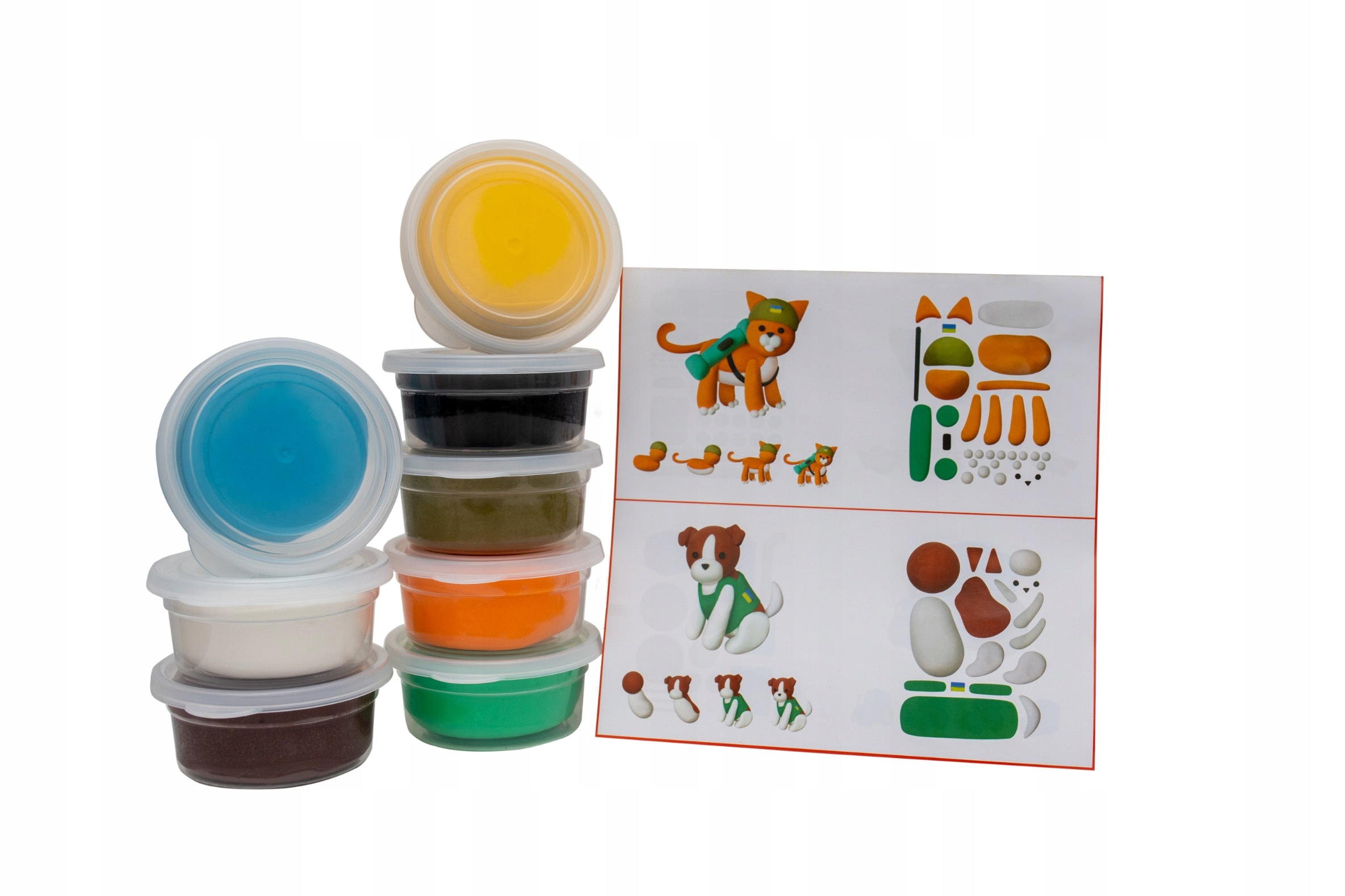 B-CLAY MASA PLASTYCZNA ARMIA 18 pojemniczk 500 g Kod producenta Modelina ARMIA