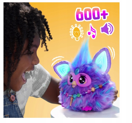 FURBY Interaktywna maskotka Fioletowa Hasbro F6743 Wiek dziecka 6 lat +