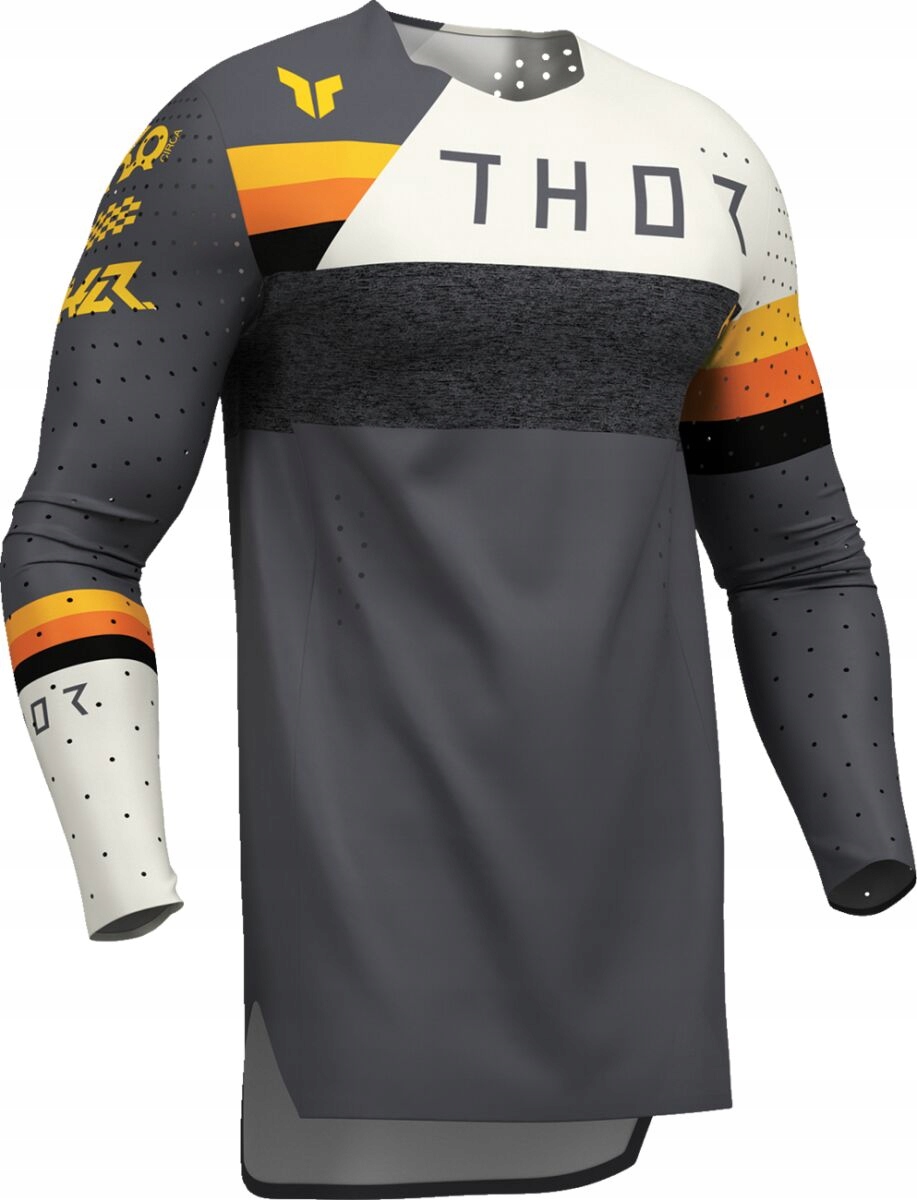 Mikina Na Cross Thor Sportmode League Charcoal/white XL