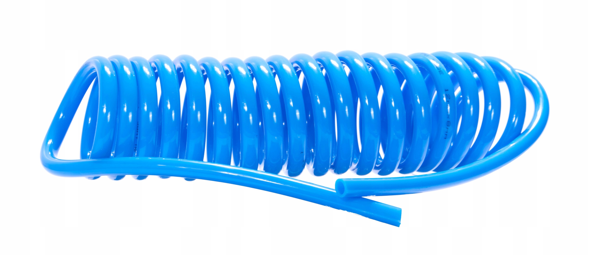 

Wąż Przewód Spiralny Pneumatyczny Pu 12x8 MM 5 M