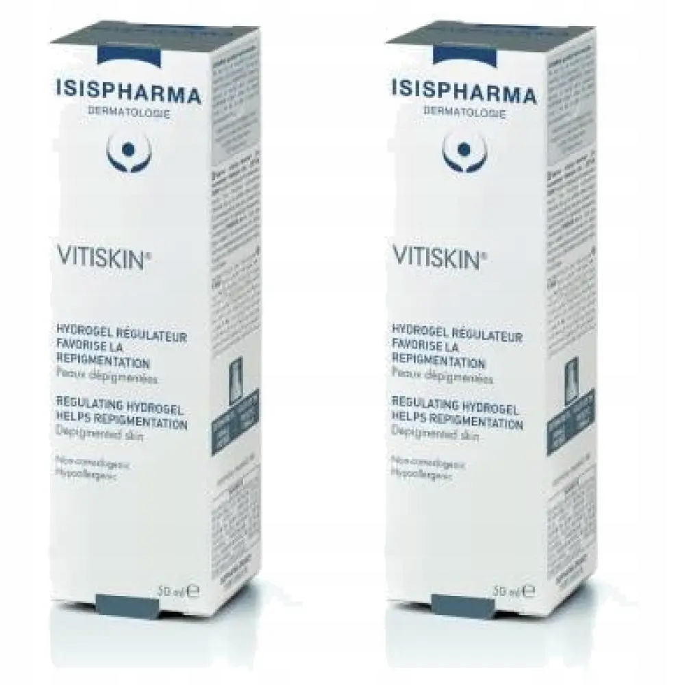 2x Isispharma Vitiskin Hydrożel likwidujący odbarwienia skóry, 50 ml