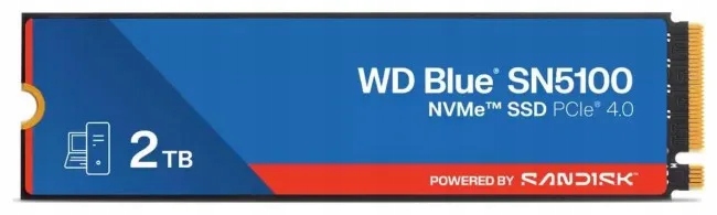Interní Ssd disk Wd Blue SN5100 Powered by Sandisk 2TB