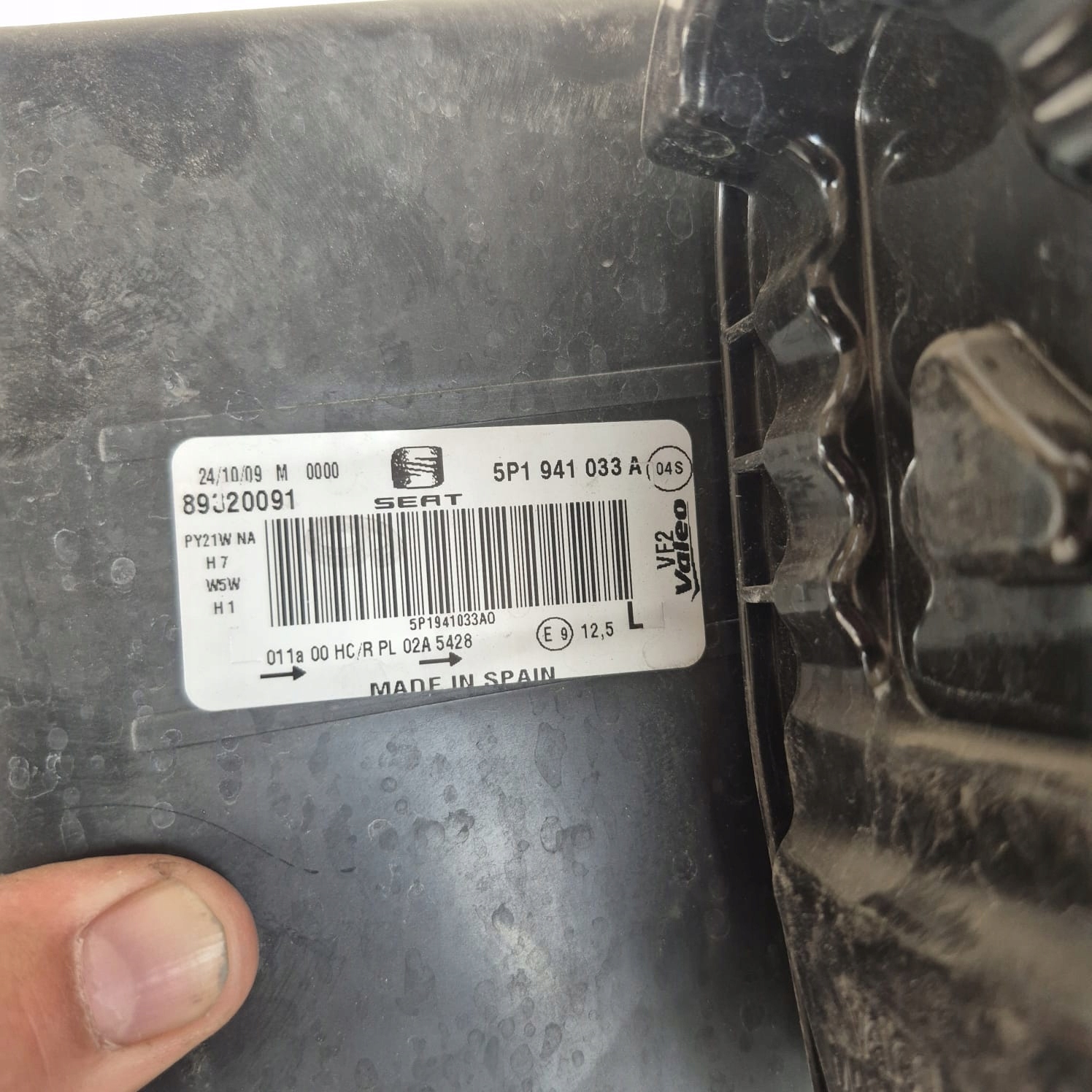 SEAT LEON II 2 LIFT 08-12 light left front front ZWYKLA 5P1941033A
