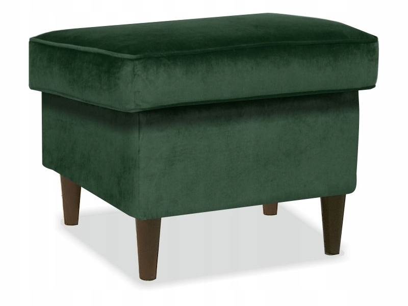 PODNÓŻEK RON K VELVET TURKUS BLUVEL 85 / WENGE Głębokość mebla 50 cm