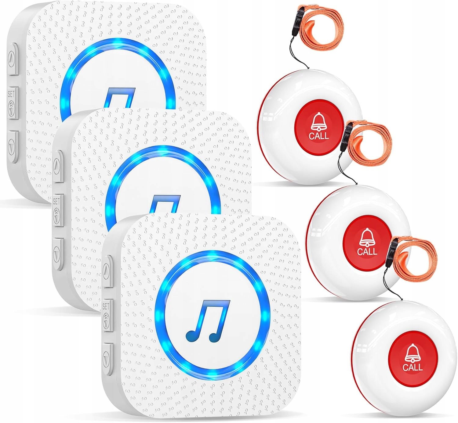 Bezdrôtový Alarm Chunhee Pomoc pre deti, seniorov, chorých 3ks