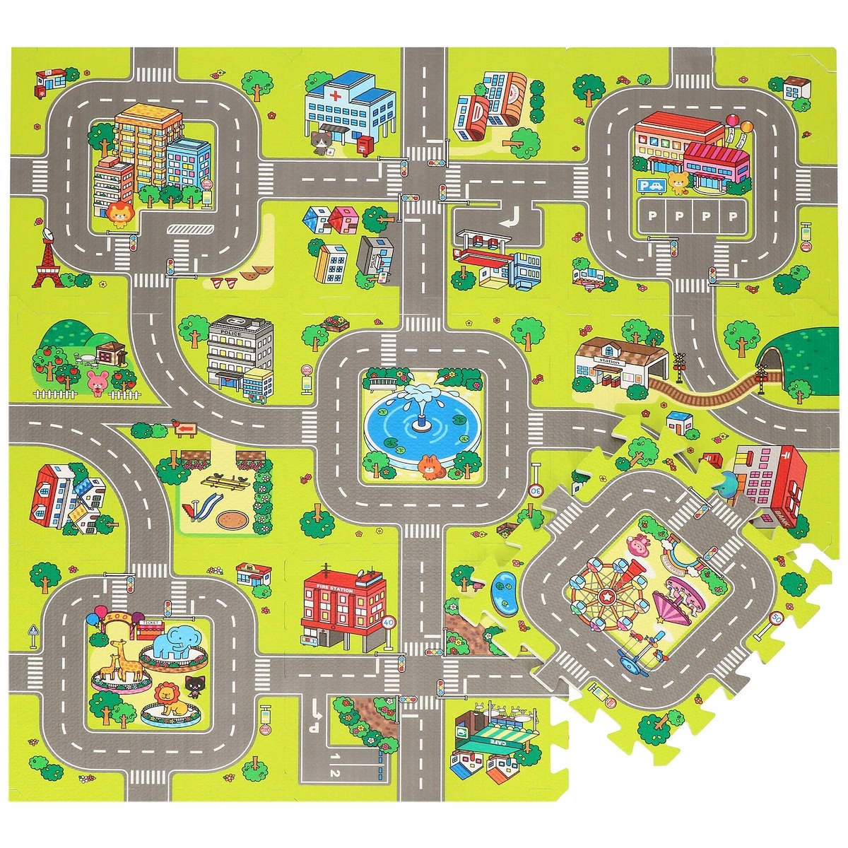 

Puzzle Piankowe Mata Piankowa Miasto Ulice Drogi
