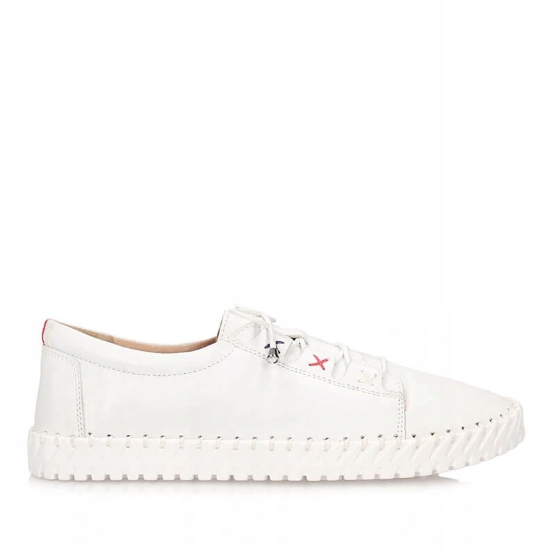 Dámské polobotky T.Sokolski Er 2950 Wht bílé kožené