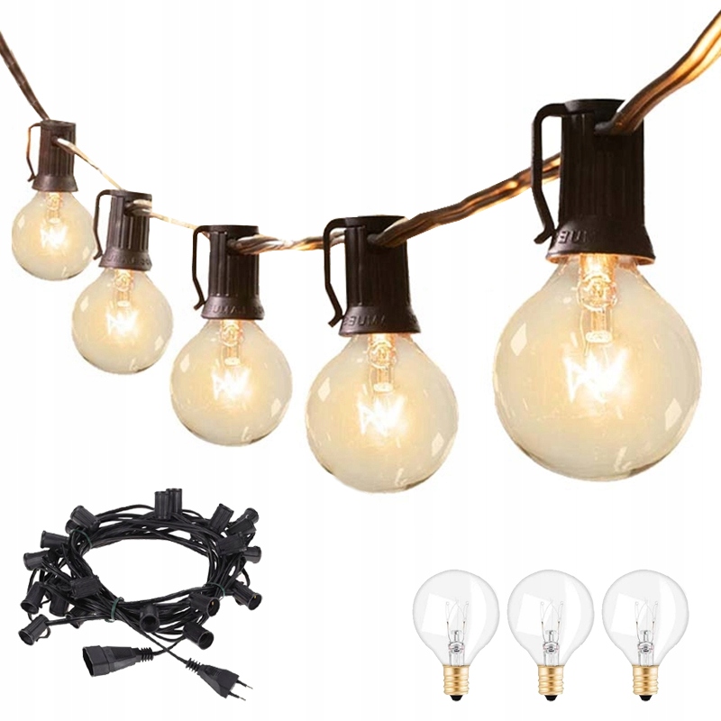 

Girlandy Lampki ogrodowa 9.2M 30 żarówka