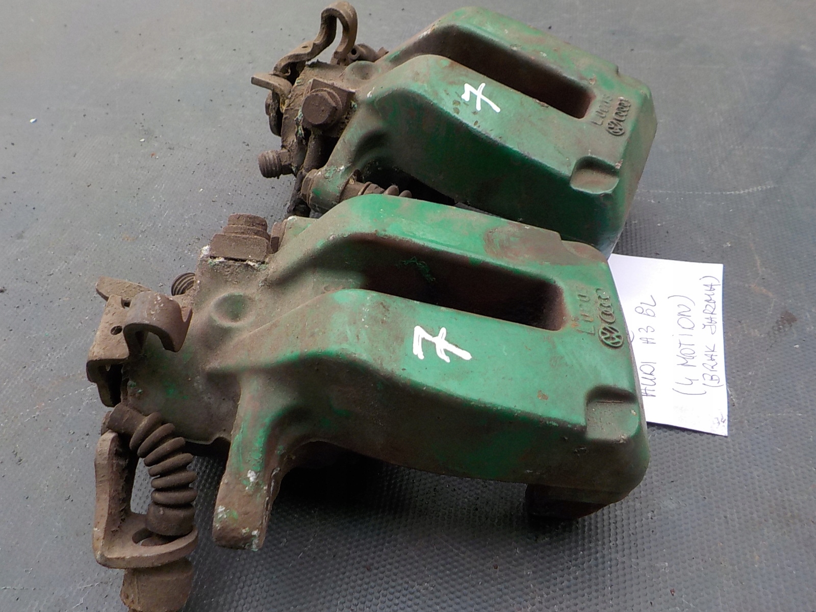 VW GOLF IV 4 MOTION AUDI S3 QUATTRO calipers rear part rear. left right 256mm