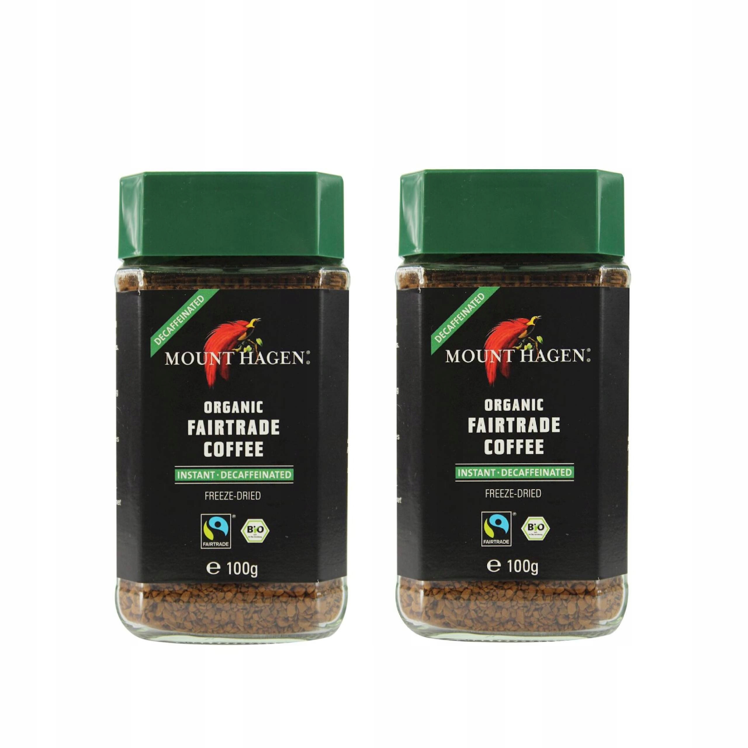 2x Kawa Rozpuszczalna Bezkofeinowa Arabica/robusta Fair Trade Bio 100 g M