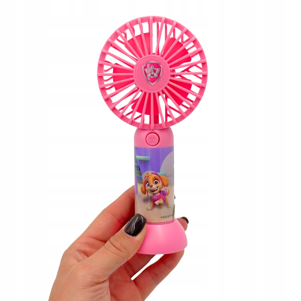 WENTYLATOR WIATRACZEK RÓŻOWY PSI PATROL Marka bez marki