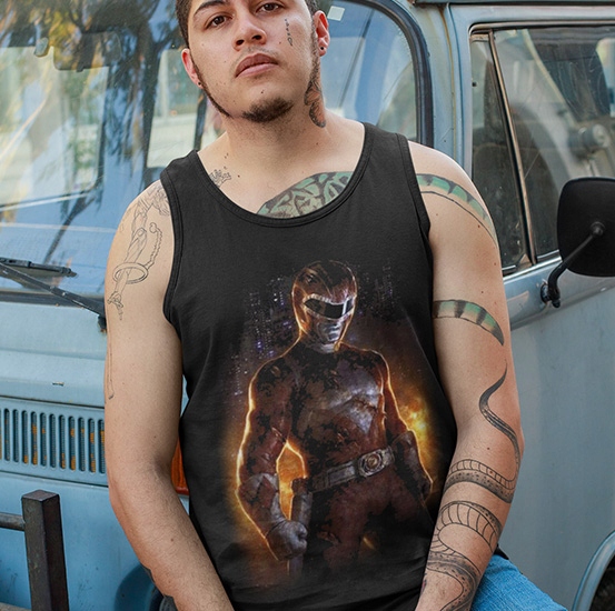 TANK TOP FILMOWE POWER RANGERS Marka inna