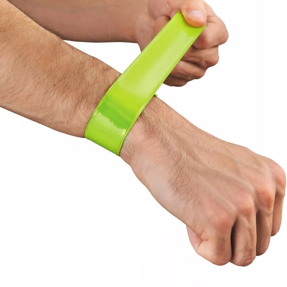 SAMOZACISKOWA OPASKA ODBLASKOWA OSTRZEGAWCZA 10szt Marka Toys