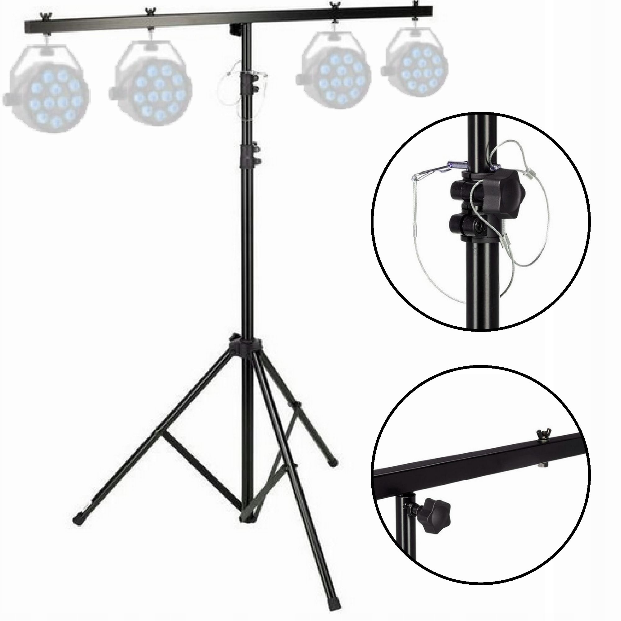 Statyw oświetleniowy estradowy Belka 8 punktów Fun Generation 2,5 m do 10kg