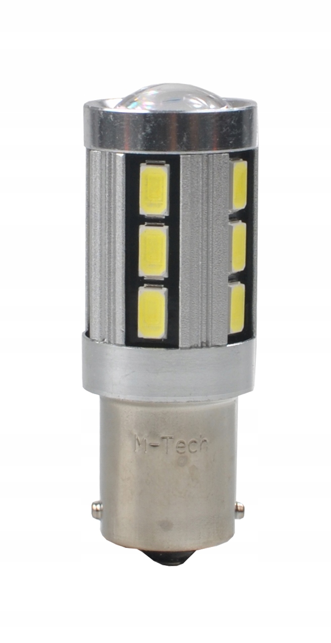 

Żarówka Led P21W Ba15s Smd Canbus 12V biała M-tech