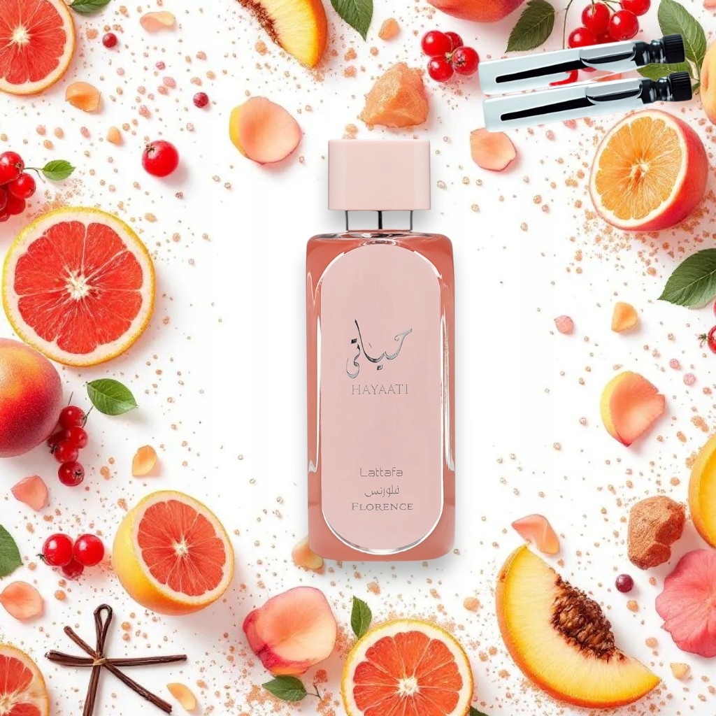 Parfém Lattafa Hayaati Florence 100 ml 2 vzorky Dárek
