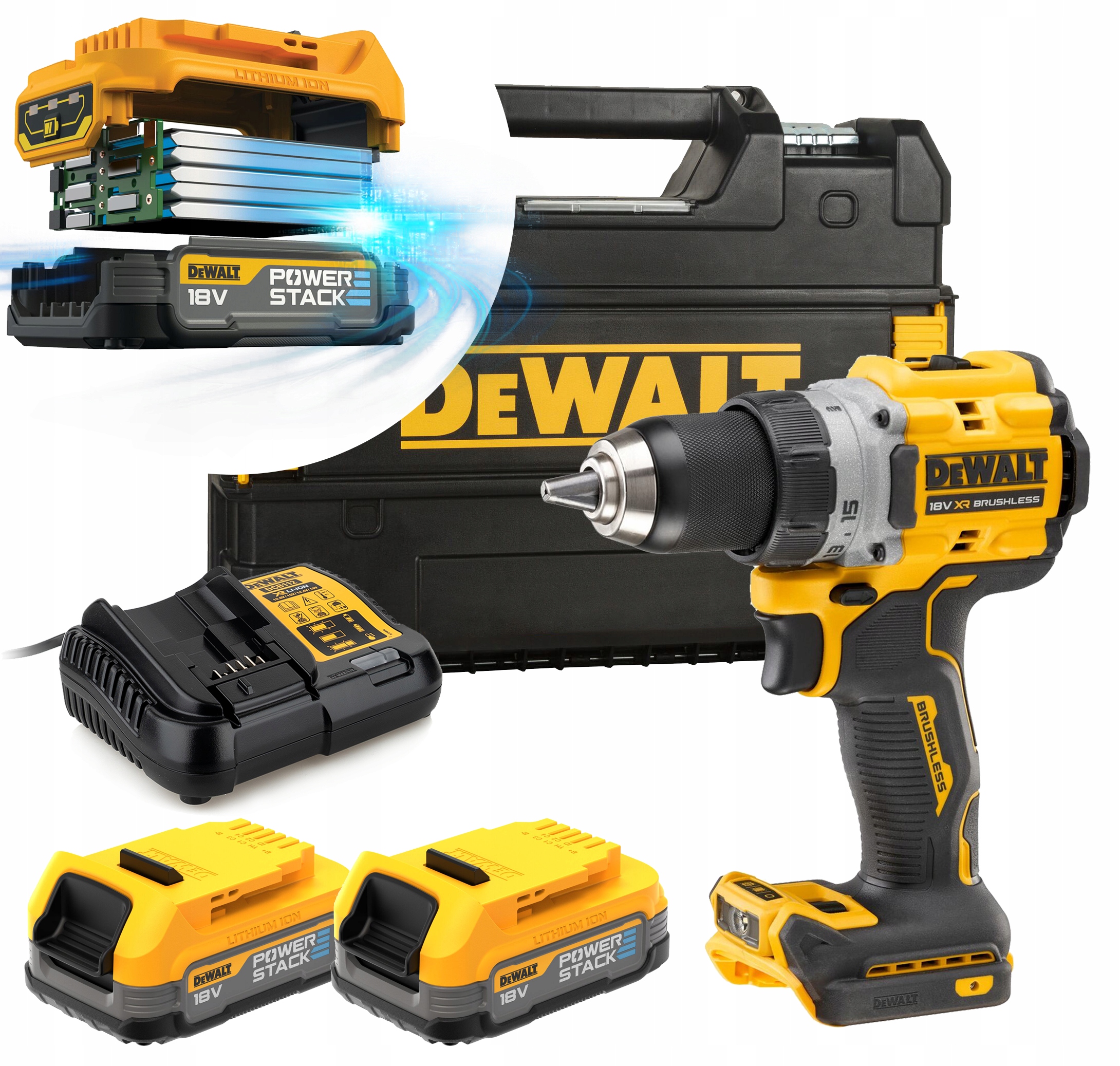 

Dewalt Wiertarko-wkrętarka Powerstack DCD800E2T