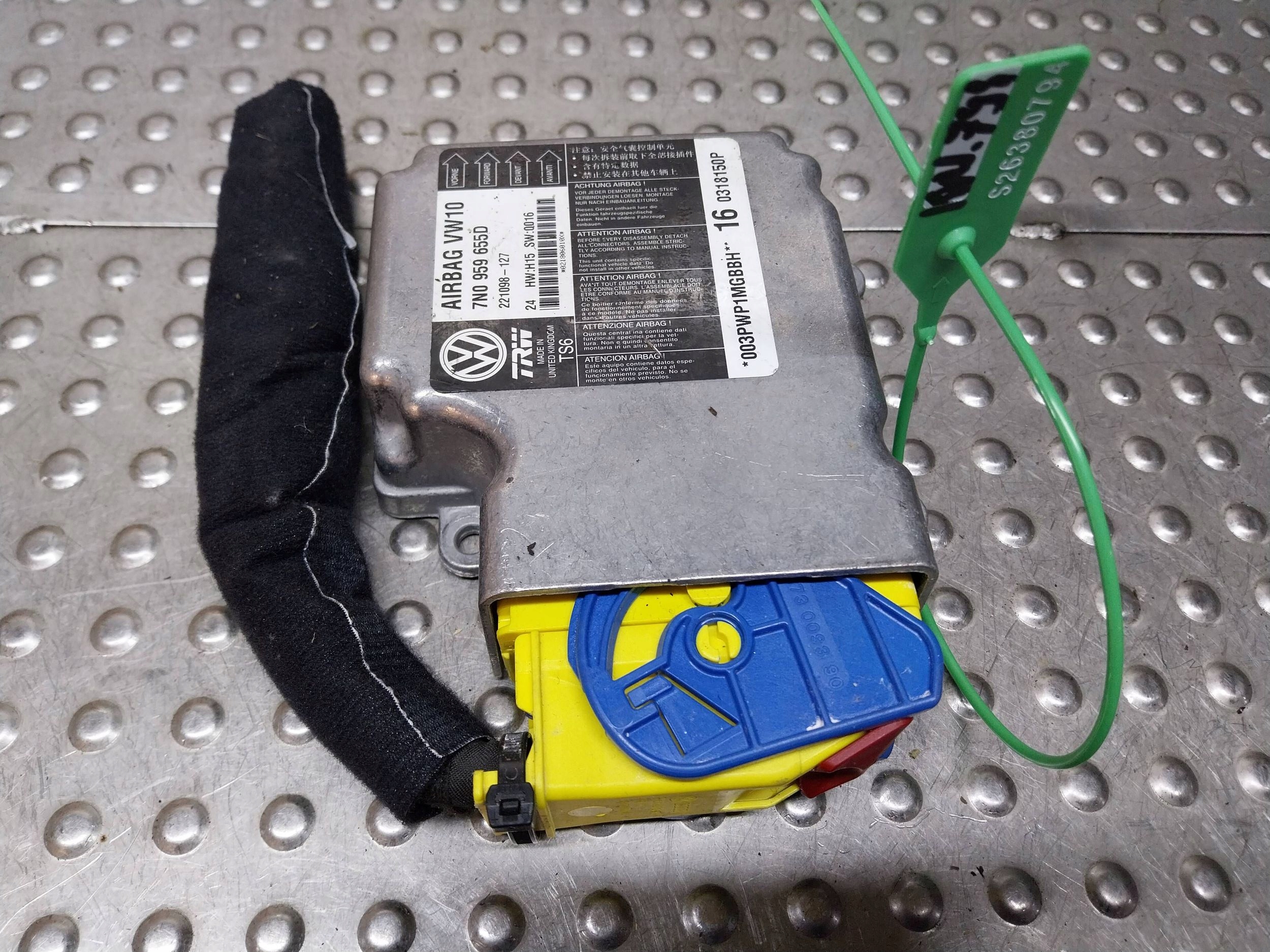 modulo SENSOR airbag 7N0959655D VW SHARAN MK2 ALHAMBRA MK2