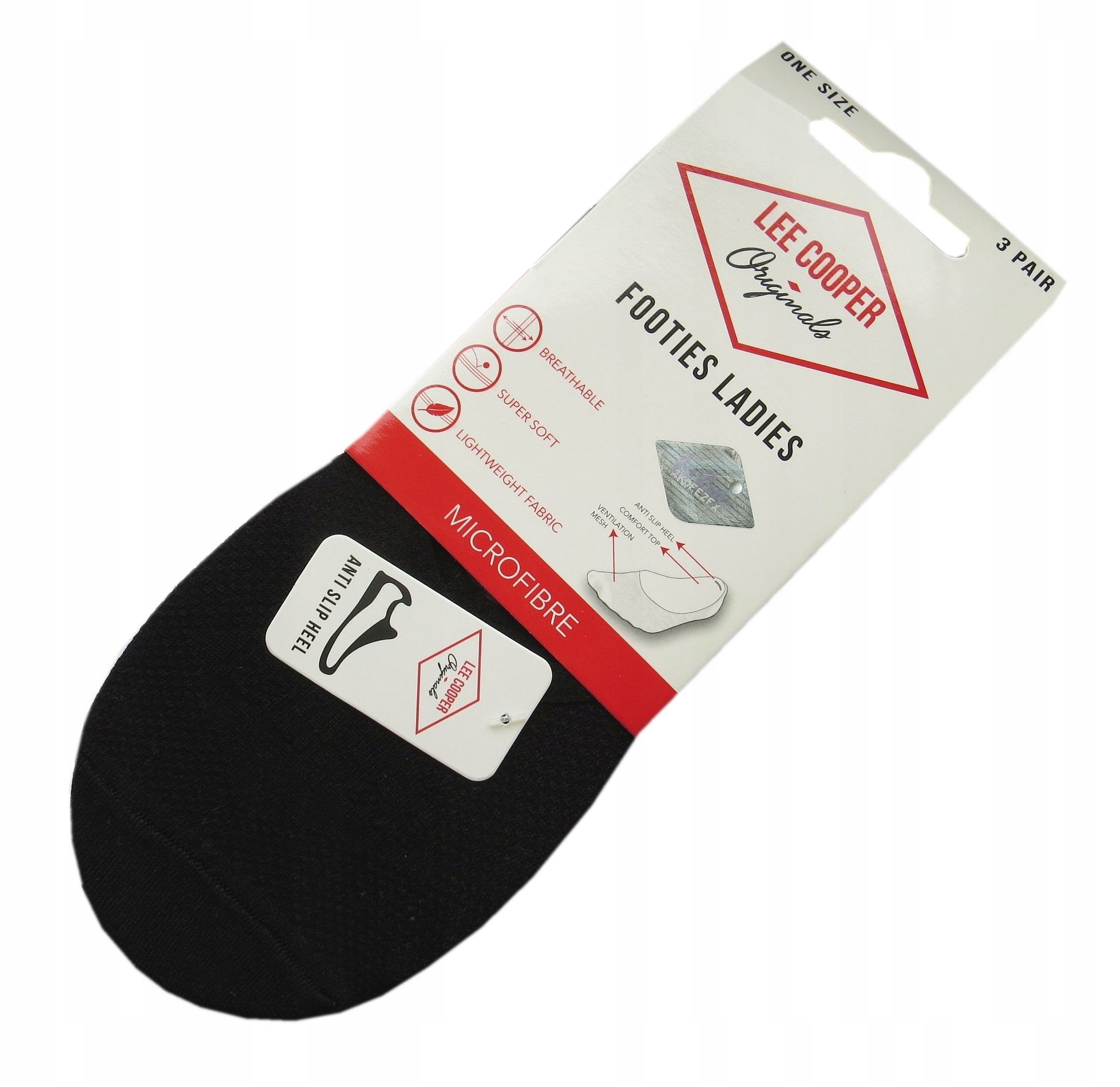 

3szt baleriny stopki Lee Cooper 36-42 mikrofi czar