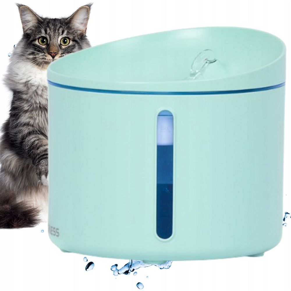 Levně Fontána Napáječka Pro Kočky Psa Automatická Miska Napáječka Tichý Filtr 3,2L