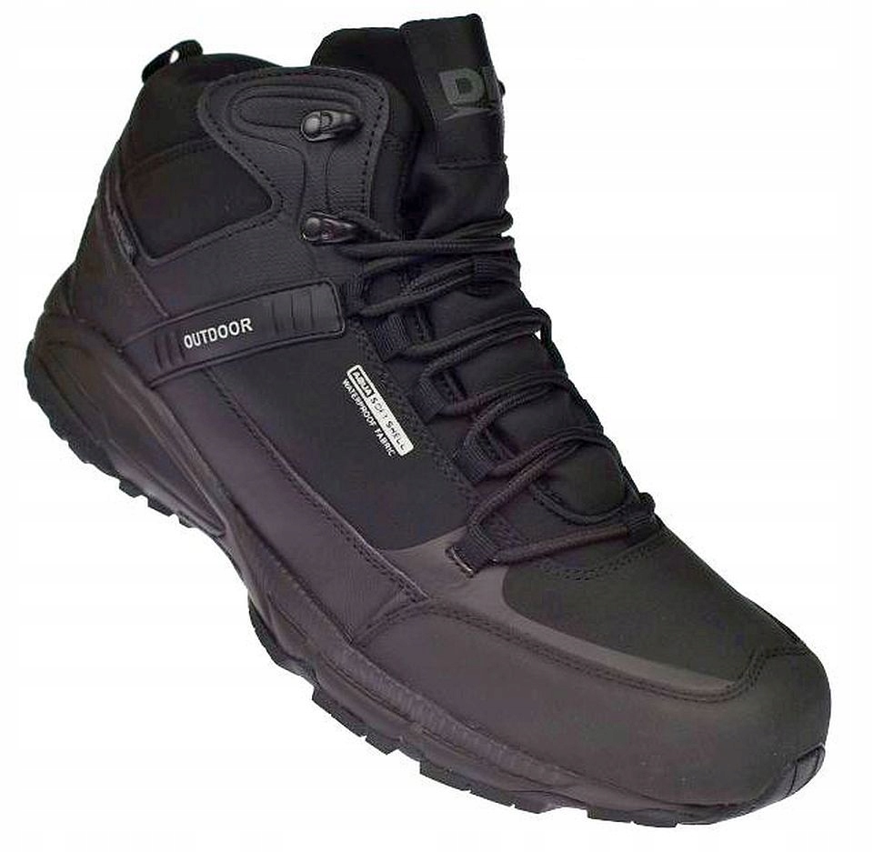 Velké buty trekkingowe męskie Dk 1751 vysoké softshellové membrána vel 49