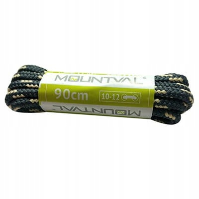 Sznurówki Trekkingowe 90 cm szaro/beżowe