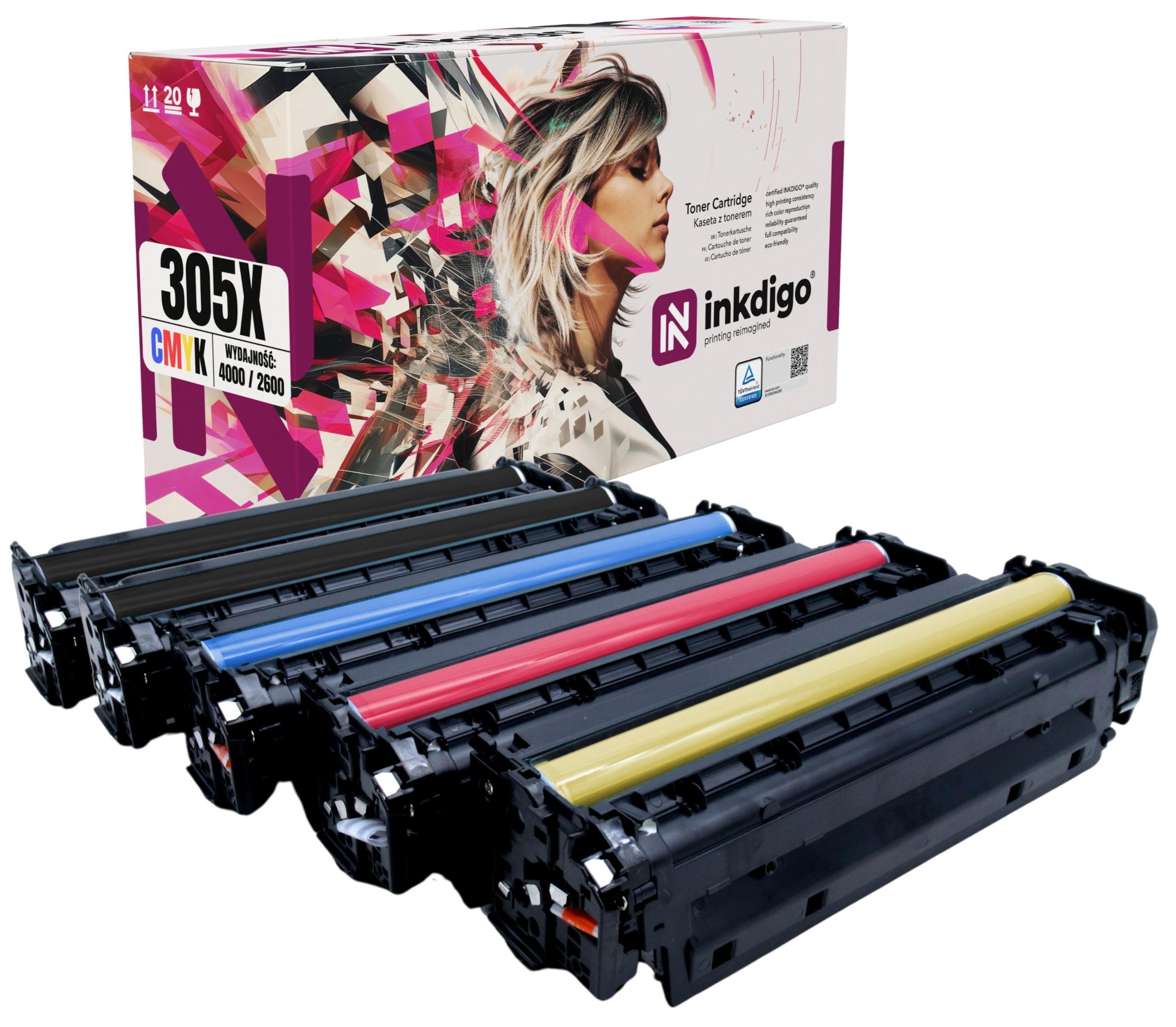 5 x Toner do tiskárny Hp LaserJet Pro 400 Color 475