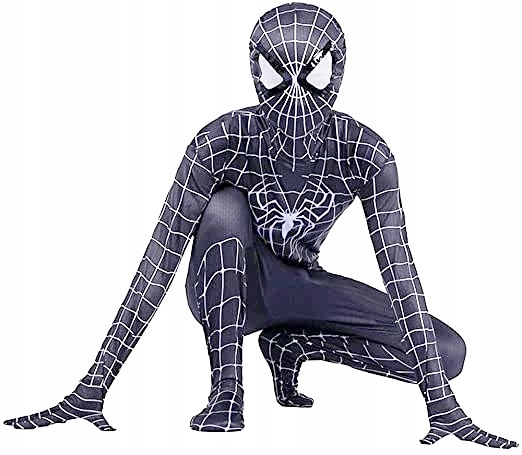 

Strój Przebranie Kostium Spiderman Black 140/146