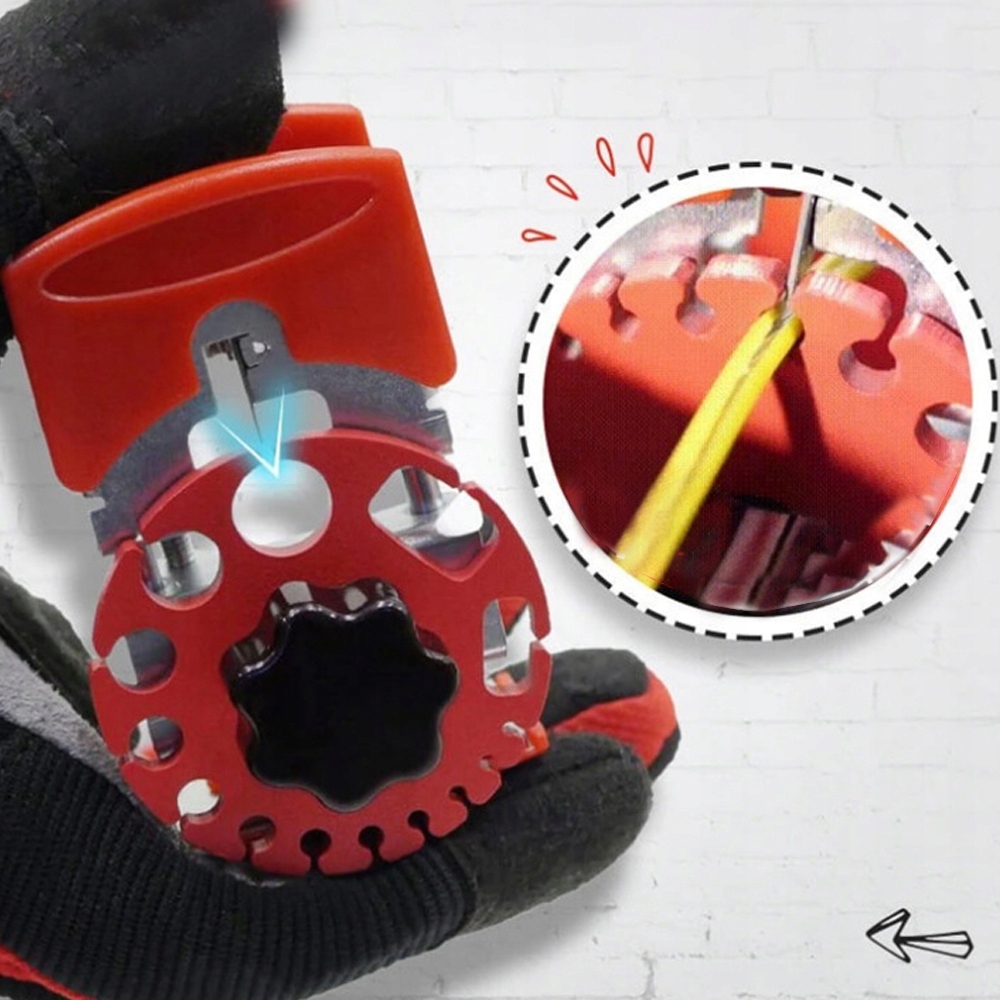 PRZENOŚNA OBIERACZKA DO KABLI Z 10 OSTRZA NOWOŚĆ Kod producenta 6TL001734