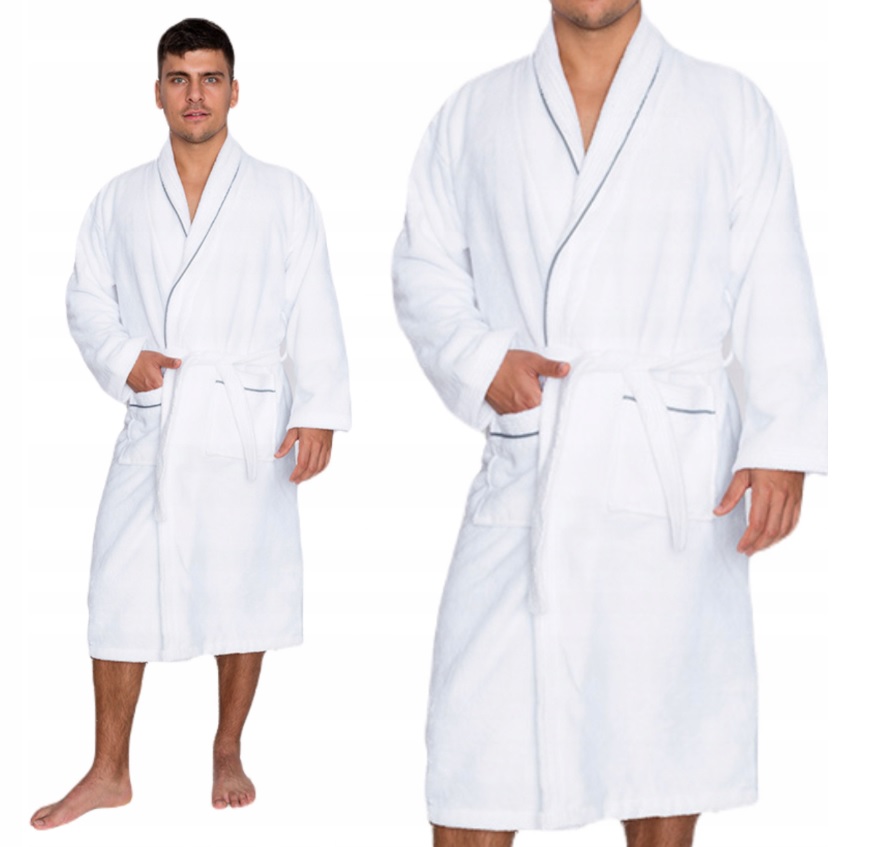 

Męski szlafrok do hotelu Unisex duży rozmiar 4XL