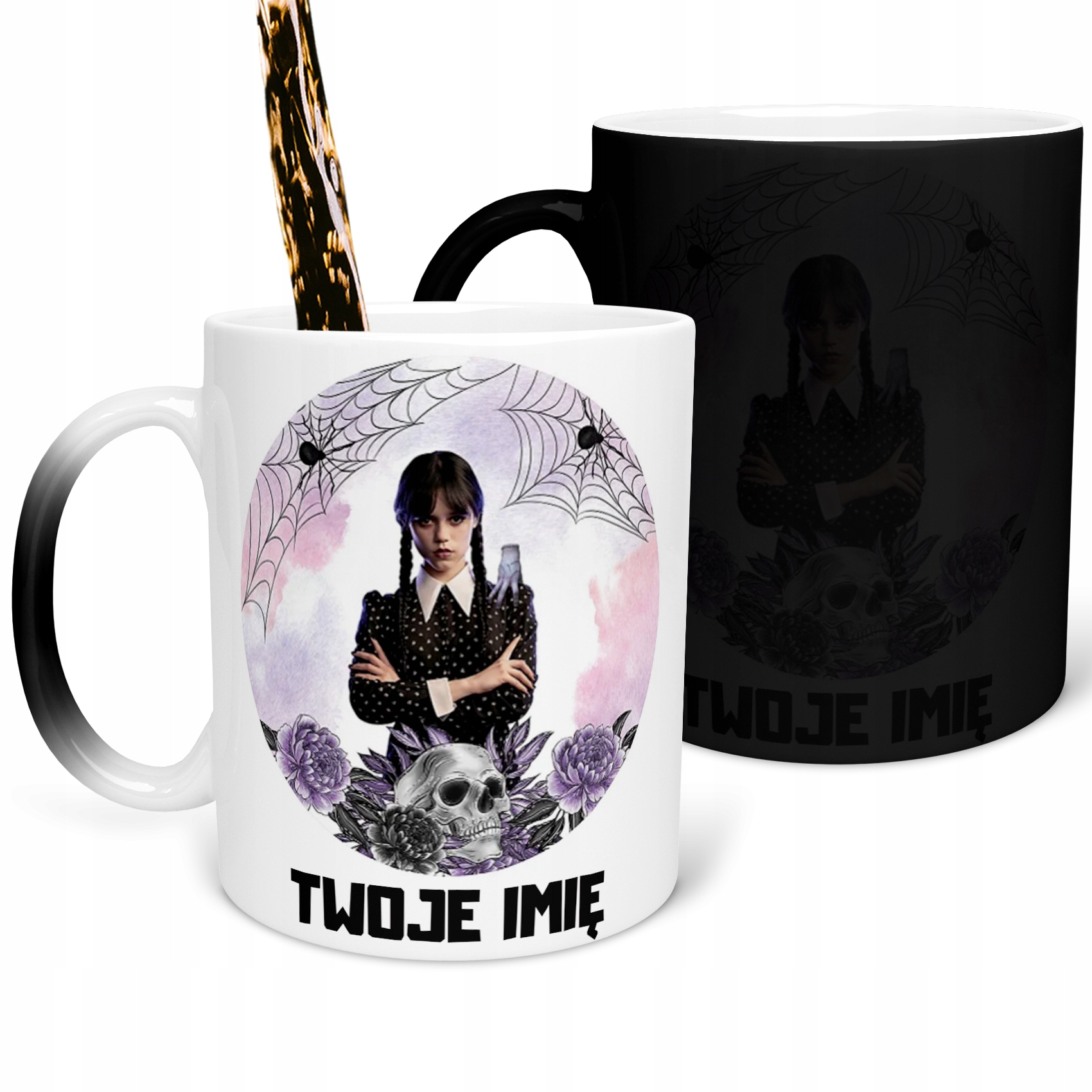 

Magiczny Kubek Wednesday Addams Z Imieniem Premium