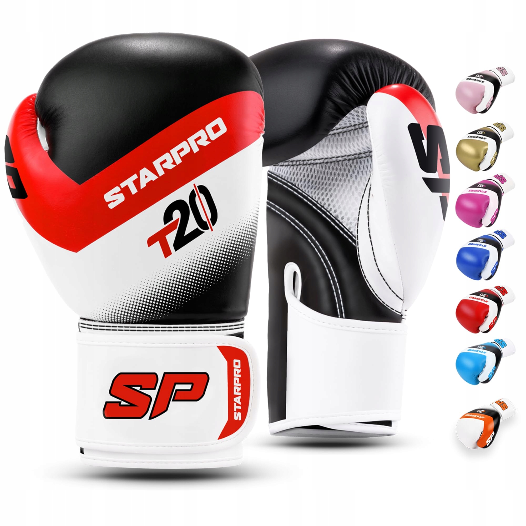 Rękawice bokserskie starpro premium dla kobiet i mężczyzn trening sparing