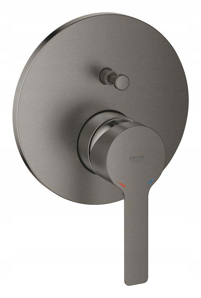 Bateria wannowo-prysznicowa Grohe Lineare brushed hard graphite 24064AL1