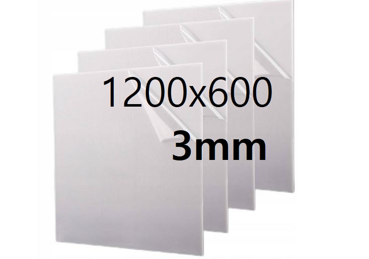 Plexi Plexa deska na míru mléčná opál 120 cm x 60 cm x 3 mm