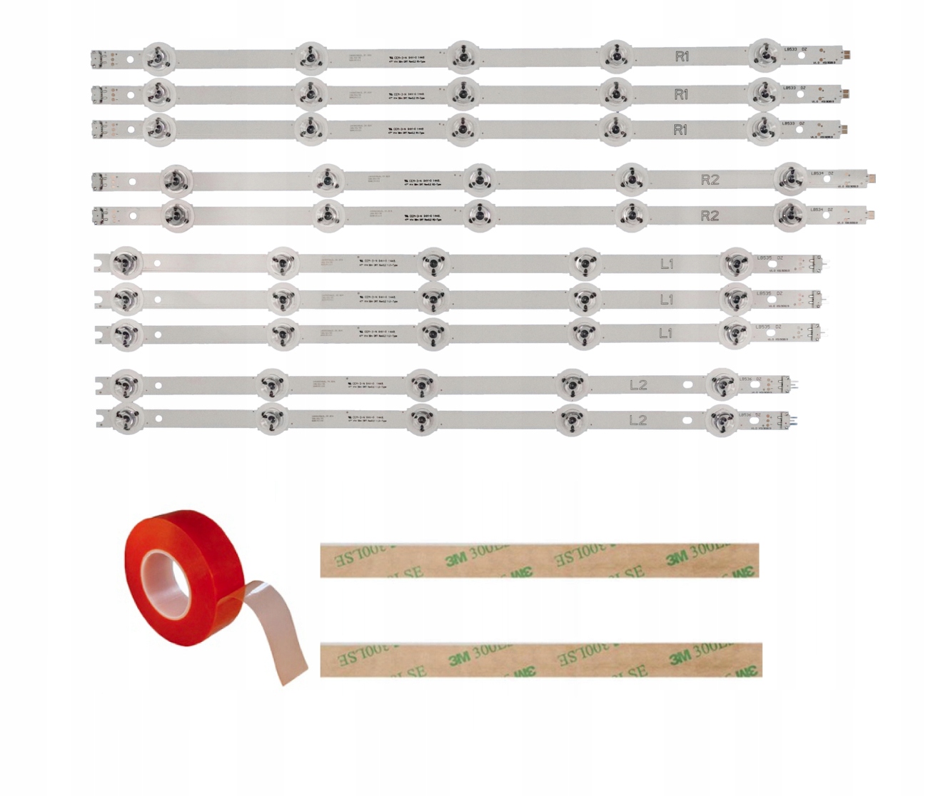 Listwy Led Panasonic 47AS650E 47AS600E 47AS740E TX-47AS650 TX-47ASM651