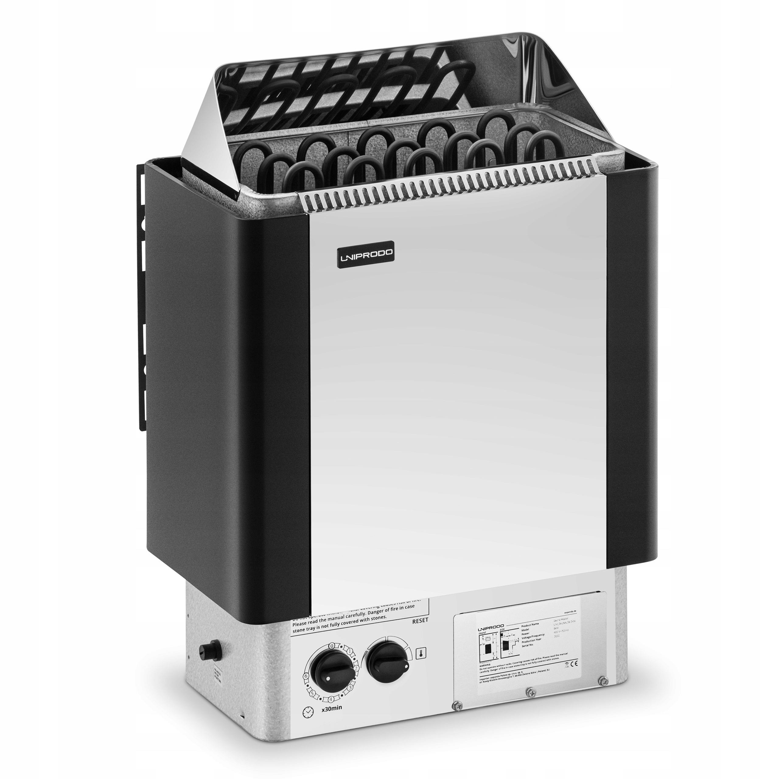 Pec Do Sauny Uniprodo Elektrická 8 kW Fínska pre miestnosti 8-12 m3