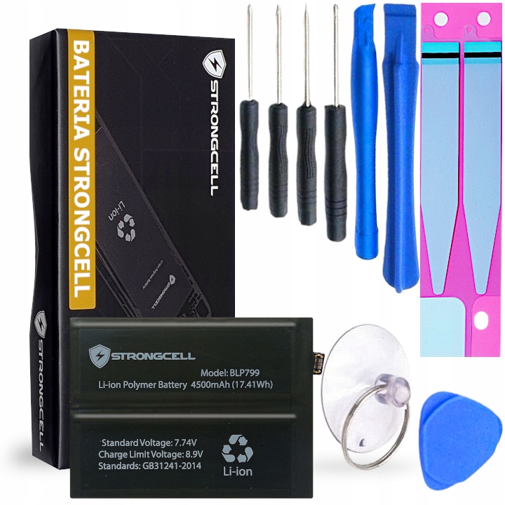 Bateria Li-ion Strongcell BLP799 do Realme 7 Pro, RMX2170 4500 mAh Mocna