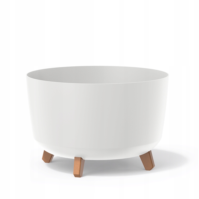 

Doniczka Na Nóżkach Wysoka DGRL400 Biały 22L