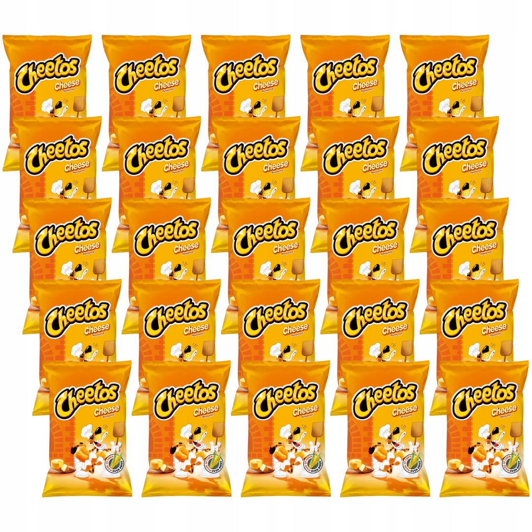 Cheetos Serowe Chipsy Chrupki o smaku sera 25x 85g